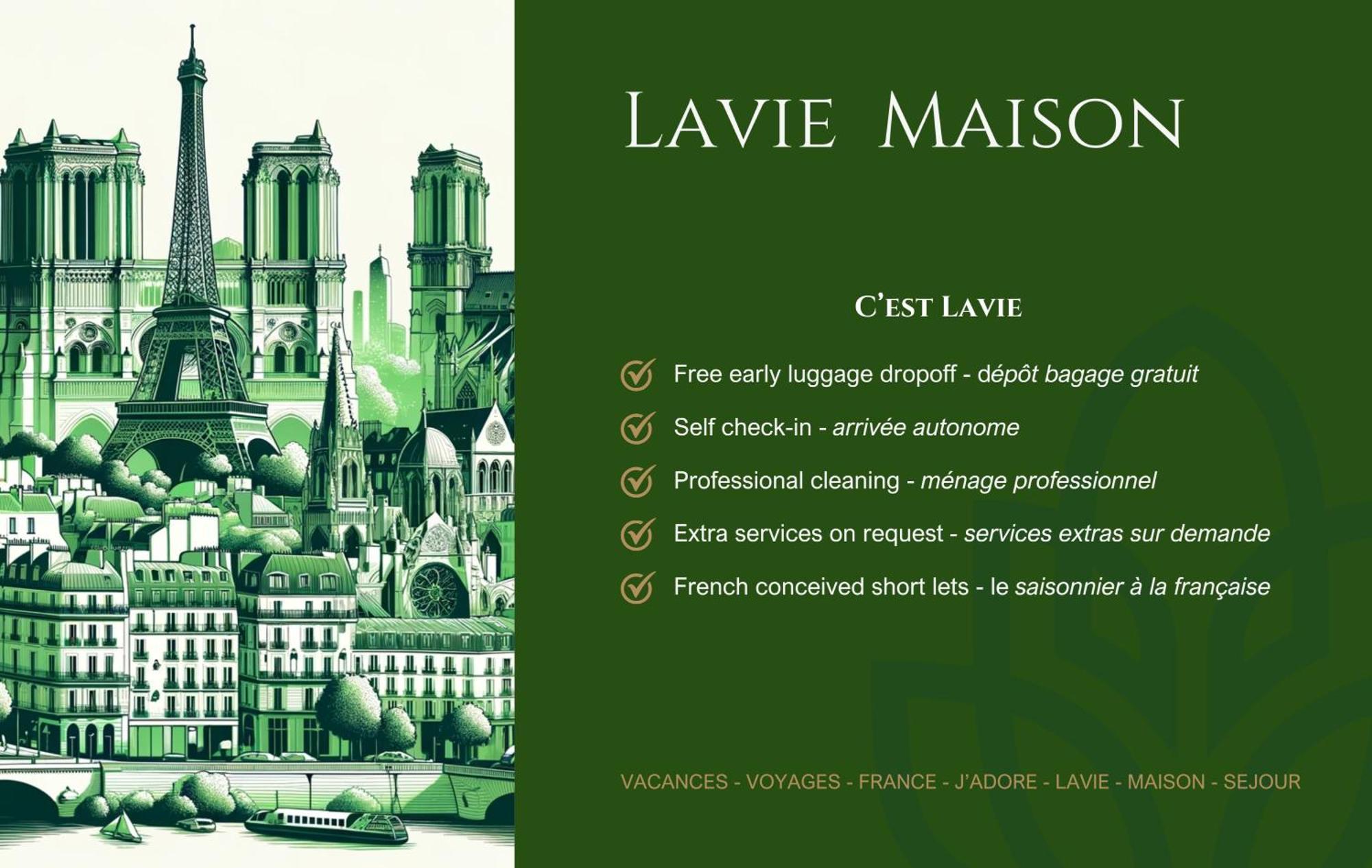 Lavie Maison - Comfortable Studio Near The Marais Paris Exterior foto